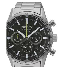 Montre Homme Seiko SSB413P1 Noir Argenté de Seiko, Montres bracelet - Réf : S7273828, Prix : 392,34 €, Remise : %