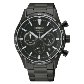 Relógio masculino Seiko SSB415P1 Preto de Seiko, Relógios com braselete - Ref: S7273829, Preço: 425,24 €, Desconto: %