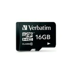 Scheda Micro SD Verbatim 44010 16 GB di Verbatim, Schede di memoria - Rif: S7717335, Prezzo: 6,72 €, Sconto: %