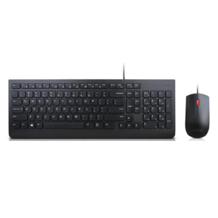 clavier et souris Lenovo 4X30L79915 Noir Espagnol Qwerty de Lenovo, Ensembles Clavier et Souris - Réf : S7718922, Prix : 34,7...