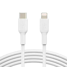 Cable USB-C a Lightning Belkin CAA003BT1MWH 1 m de Belkin, Cables Lightning - Ref: S7733884, Precio: 25,31 €, Descuento: %