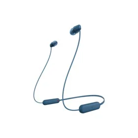 Oreillette Bluetooth Sony WI-C100 Bleu de Sony, Écouteurs et accessoires - Réf : S7771289, Prix : 29,12 €, Remise : %