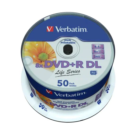 DVD-R Verbatim 97693 50 uds 8,5 GB (50 Unità) di Verbatim, Consumabili di archiviazione - Rif: S7783802, Prezzo: 58,82 €, Sco...