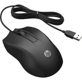 Mouse HP Ratón con cable HP 100 Schwarz von HP, Mäuse - Ref: S7811195, Preis: 15,55 €, Rabatt: %