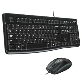 Keyboard Logitech Desktop MK120 QWERTY Black Portuguese by Logitech, Keyboards - Ref: S7812309, Price: 31,98 €, Discount: %