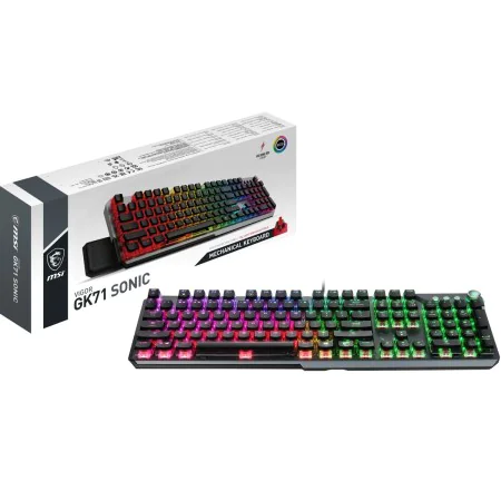 Teclado Gaming MSI Vigor GK71 Qwerty Español de MSI, Teclados para gamers - Ref: S7813253, Precio: 109,90 €, Descuento: %