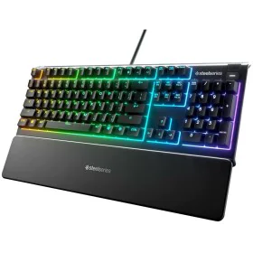 Teclado Gaming SteelSeries Apex 3 Qwerty português de SteelSeries, Teclados para gamers - Ref: S7815625, Preço: 91,52 €, Desc...