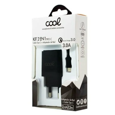 Chargeur mural Cool Universal Noir de Cool, Chargeurs - Réf : S7833817, Prix : 17,12 €, Remise : %