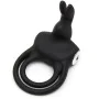 Anillo Vibrador Rabbit Love Happy Rabbit 06500 Negro de Happy Rabbit, Anillos - Ref: M0402483, Precio: 27,96 €, Descuento: %