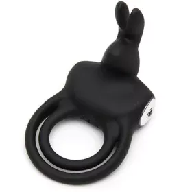 Anello Vibrante Rabbit Love Happy Rabbit 06500 Nero di Happy Rabbit, Anelli fallici e vibranti - Rif: M0402483, Prezzo: 26,29...