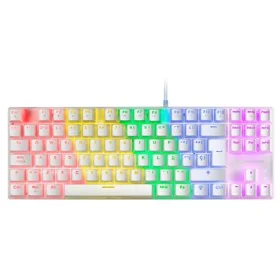 Clavier Mars Gaming MK80 Blanc Espagnol Qwerty QWERTY de Mars Gaming, Claviers - Réf : S7842014, Prix : 35,25 €, Remise : %