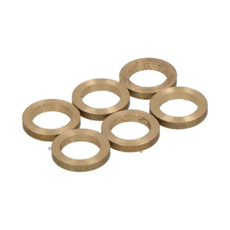 Washers EDM OV02 Oval Hinges Brass Ø 10 mm 10 x 7 x 1,5 mm by EDM, Lock Replacement Parts - Ref: S7920594, Price: 6,33 €, Dis...