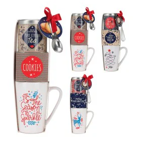 Set de Regalo Navidad Multicolor Taza Mug 3 Piezas de BigBuy Christmas, Tazas - Ref: S7921654, Precio: 16,34 €, Descuento: %