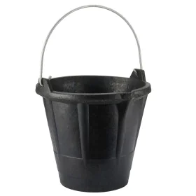 Bucket with Handle Bellota 12 L industrial Black Latex rubber Resistant by Bellota, Equipment for handling drums and buckets ...