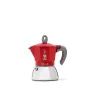 Italian Coffee Pot Bialetti Moka Induction Red Metal Aluminium 150 ml by Bialetti, Stovetop Coffee Makers - Ref: S8109072, Pr...