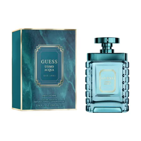 Perfume Homem Guess Uomo Acqua EDT 100 ml de Guess, Água-de-colónia - Ref: S8319363, Preço: 33,77 €, Desconto: %