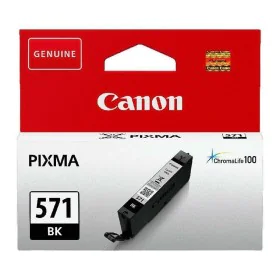 Original Ink Cartridge Canon CLI-571BK Black by Canon, Printer toners and inks - Ref: S8402564, Price: 16,95 €, Discount: %