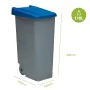 Cubo de Basura para Reciclaje Denox Azul Gris de Denox, Cubos de reciclaje para el hogar - Ref: S8403958, Precio: 36,32 €, De...