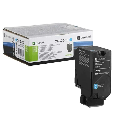 Tóner Lexmark 74C20C0 Preto Ciano de Lexmark, Toners e tinta de impressora - Ref: S8412003, Preço: 159,59 €, Desconto: %