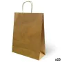 Busta di Carta Fama Marrone Con manici 26 x 10 x 35 cm (25 Unità) di Fama, Scatole regalo e sacchetti - Rif: S8422052, Prezzo...