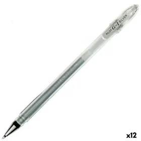 Penna Roller Pilot G-1 Argentato 0,4 mm (12 Unità) di Pilot, Penne roller a inchiostro gel - Rif: S8422340, Prezzo: 16,76 €, ...