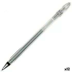 Bolígrafo Roller Pilot G-1 Plateado 0,4 mm (12 Unidades) de Pilot, Bolígrafos de tinta gel - Ref: S8422340, Precio: 16,09 €, ...