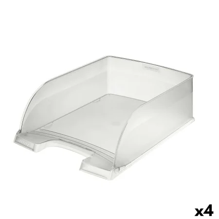 Classification tray Leitz 52330003 A4 polystyrene Translucent (4 Units) by Leitz, Letter Trays & Stacking Supports - Ref: S84...