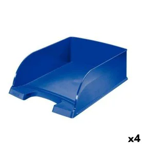 Set of organiser trays Leitz Plus Jumbo Blue (4 Units) by Leitz, Letter Trays & Stacking Supports - Ref: S8424834, Price: 51,...