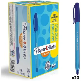 Caneta Paper Mate Inkjoy 50 Peças Azul 1 mm (20 Unidades) de Paper Mate, Canetas esferográficas - Ref: S8425044, Preço: 409,9...