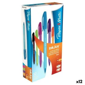 Caneta Paper Mate Inkjoy 12 Peças Multicolor 1 mm (12 Unidades) de Paper Mate, Canetas esferográficas - Ref: S8425047, Preço:...