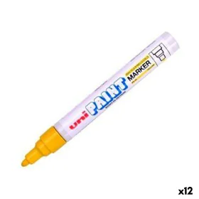 Rotulador permanente Uni-Ball PX-20 Amarelo 2,8 mm (12 Unidades) de Uni-Ball, Marcadores permanentes - Ref: S8425238, Preço: ...