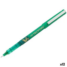 Esferográfica de tinta líquida Pilot V-7 Hi-Tecpoint Verde 0,5 mm (12 Unidades) de Pilot, Canetas de tinta líquida - Ref: S84...