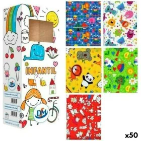 Papel de Regalo DM Infantil Multicolor Rollo 2 m (50 Unidades) de DM, Papel de regalo - Ref: S8429634, Precio: 35,48 €, Descu...