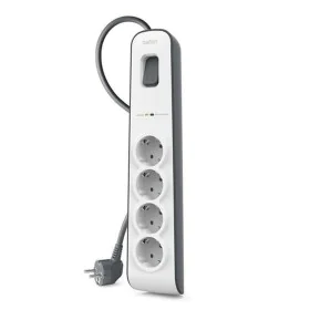 Regleta Enchufes 4 Tomas con interruptor Belkin BSV400VF2M Blanco (2 m) de Belkin, Regletas - Ref: S8429721, Precio: 20,68 €,...