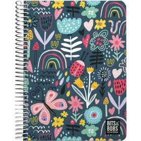 Book of Rings Grafoplas BITS&BOBS 24 BOTANIC Multicolour Quarto 80 Sheets by Grafoplas, Wirebound Notebooks - Ref: S8431706, ...