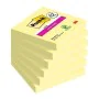 Notes Adhésives Post-it Super Sticky Jaune 76 x 76 mm 6 Pièces (24 Unités) de Post-it, Feuillets autocollants - Réf : S843403...