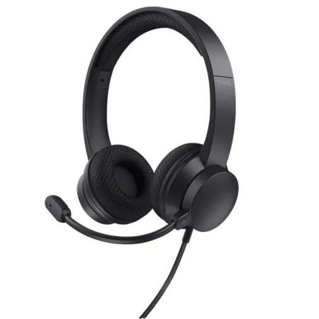 Casques avec Microphone Trust HS-201 Noir de Trust, Écouteurs avec microphones - Réf : S8434977, Prix : 21,53 €, Remise : %