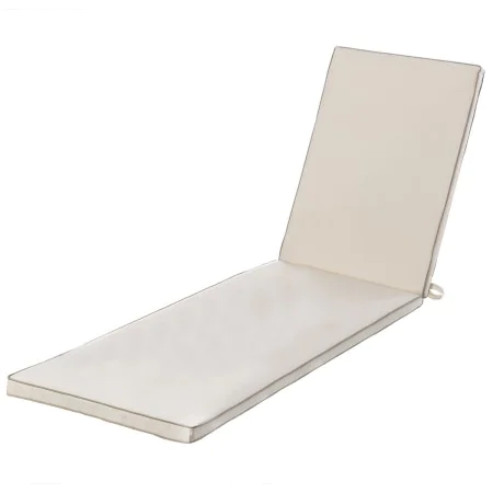 Cushion for lounger Cream 190 x 55 x 4 cm by BigBuy Home, Sunloungers - Ref: S8700000, Price: 67,55 €, Discount: %