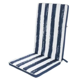 Coussin de chaise 123 x 48 x 4 cm Bleu de BigBuy Home, Chaises - Réf : S8700029, Prix : 39,65 €, Remise : %