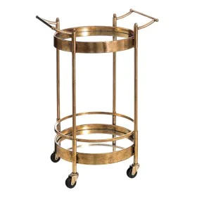 Kitchen Trolley Golden Crystal Iron 50,5 x 40 x 74,5 cm by BigBuy Home, Serving Trolleys - Ref: S8803313, Price: 134,13 €, Di...