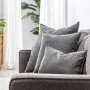 Cushion Grey 30 x 10 x 50 cm by BigBuy Home, Cushions - Ref: S8806870, Price: 10,12 €, Discount: %