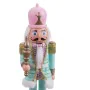 Christmas bauble Blue Pink Soldier 11 x 9 x 38 cm by BigBuy Home, Christmas - Ref: S8807078, Price: 21,15 €, Discount: %