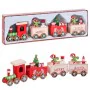 Décorations de Noël Multicouleur Train 24,5 x 6,5 x 3 cm de BigBuy Home, Noël - Réf : S8807082, Prix : 8,72 €, Remise : %