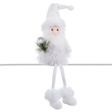 Adorno Navideño Blanco Papá Noel 14 x 13 x 43 cm de BigBuy Home, Navidad - Ref: S8807092, Precio: 11,33 €, Descuento: %