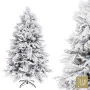 Sapin de Noël PVC Polyéthylène Ananas Enneigé 90 x 90 x 210 cm de BigBuy Christmas, Noël - Réf : S8807094, Prix : 254,67 €, R...