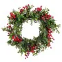 Advent wreathe Red Green Plastic 41 x 41 x 10 cm by BigBuy Home, Christmas - Ref: S8807101, Price: 26,56 €, Discount: %