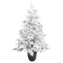 Árvore de Natal Polietileno Abacaxis Nevado 60 x 60 x 120 cm de BigBuy Christmas, Natal - Ref: S8807103, Preço: 117,44 €, Des...