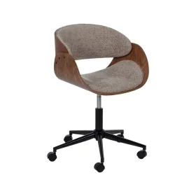 Cadeira de Escritório Castanho Preto Bege 59 x 64 x 88 cm de BigBuy Office, Cadeiras e sofás - Ref: S8807118, Preço: 187,32 €...