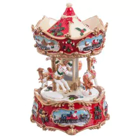 Christmas bauble Multicolour Carousel 12 x 12 x 16,5 cm by BigBuy Home, Christmas - Ref: S8807134, Price: 34,93 €, Discount: %