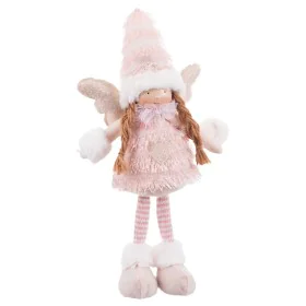 Adorno Navideño Rosa 16 x 7 x 40 cm de BigBuy Home, Navidad - Ref: S8807167, Precio: 17,38 €, Descuento: %